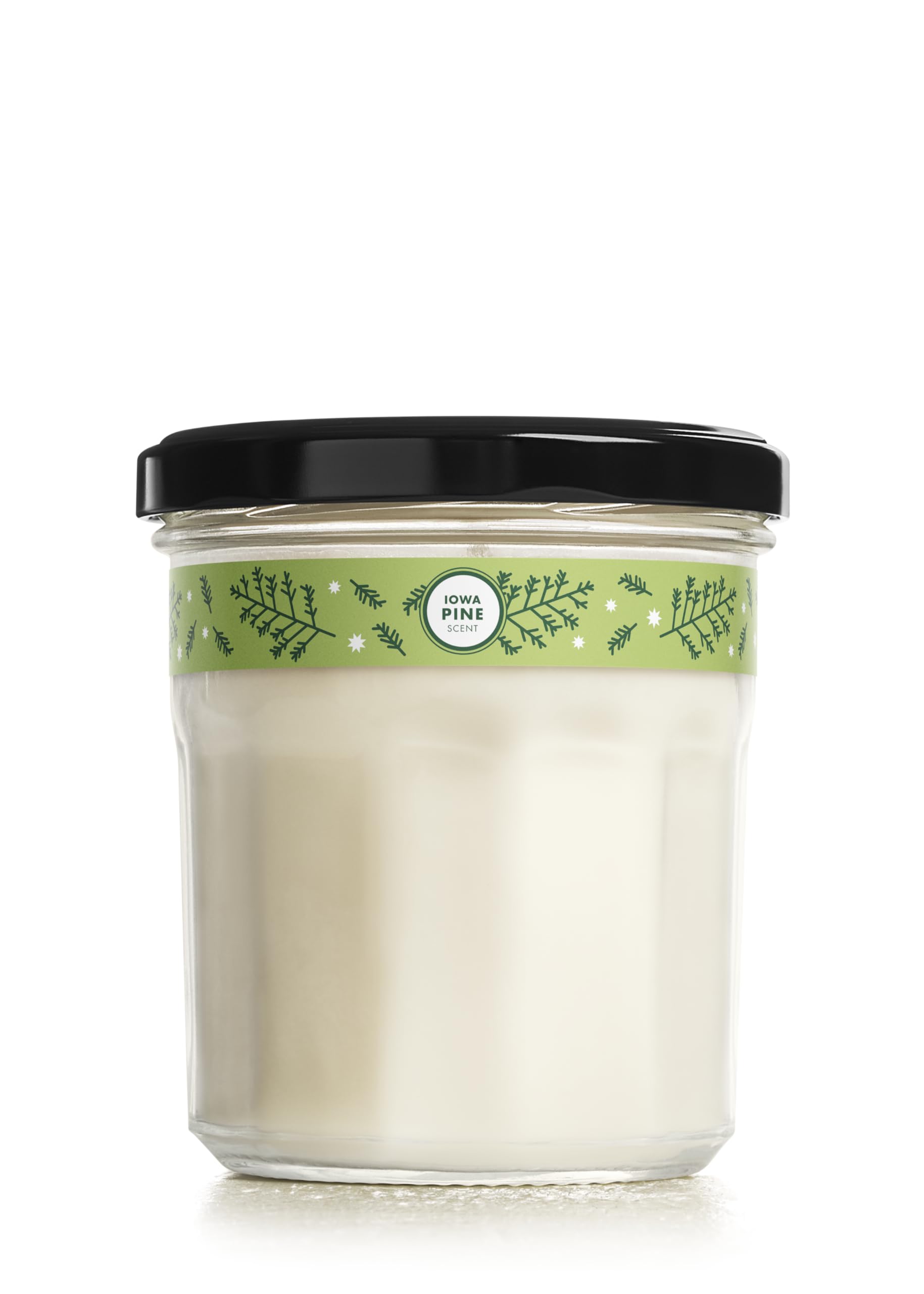 Mrs. MEYER'S vela Iowa Pine frontal en frasco reciclable, ideal para regalar