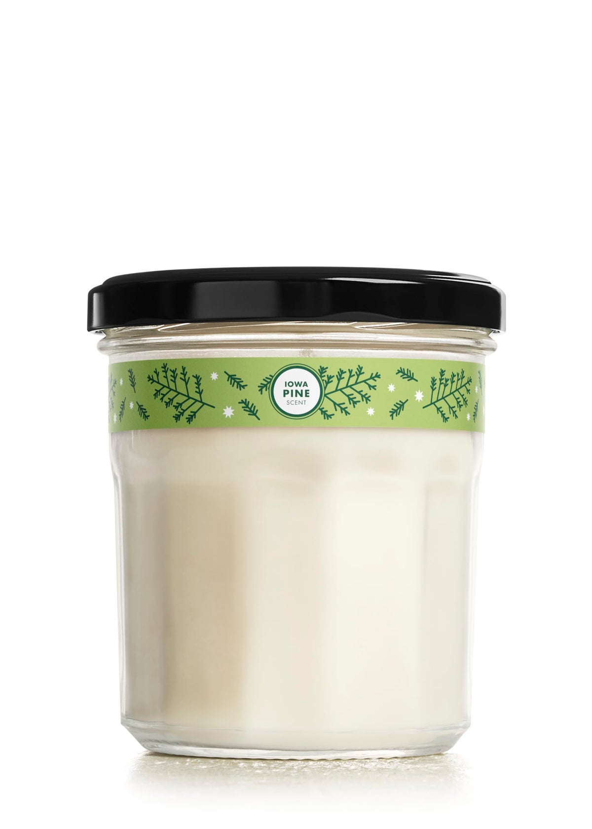 Mrs. MEYER'S vela Iowa Pine frontal en frasco reciclable, ideal para regalar