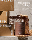 M&SENSE envase metálico reutilizable como decoración y almacenamiento