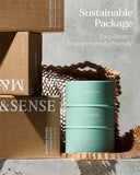 M&SENSE vela jazmín ceras de soja y palma ingredientes sostenibles