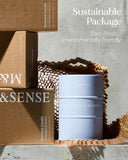 M&SENSE caja regalo honeycomb abierta, embalaje reciclado listo para obsequiar
