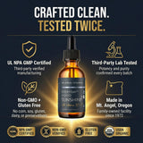 Mt. Angel Vitamins etiqueta con ingredientes limpios y sin alérgenos