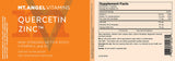 Mt. Angel Vitamins ingredientes clave: quercetina, bromelina y zinc juntos