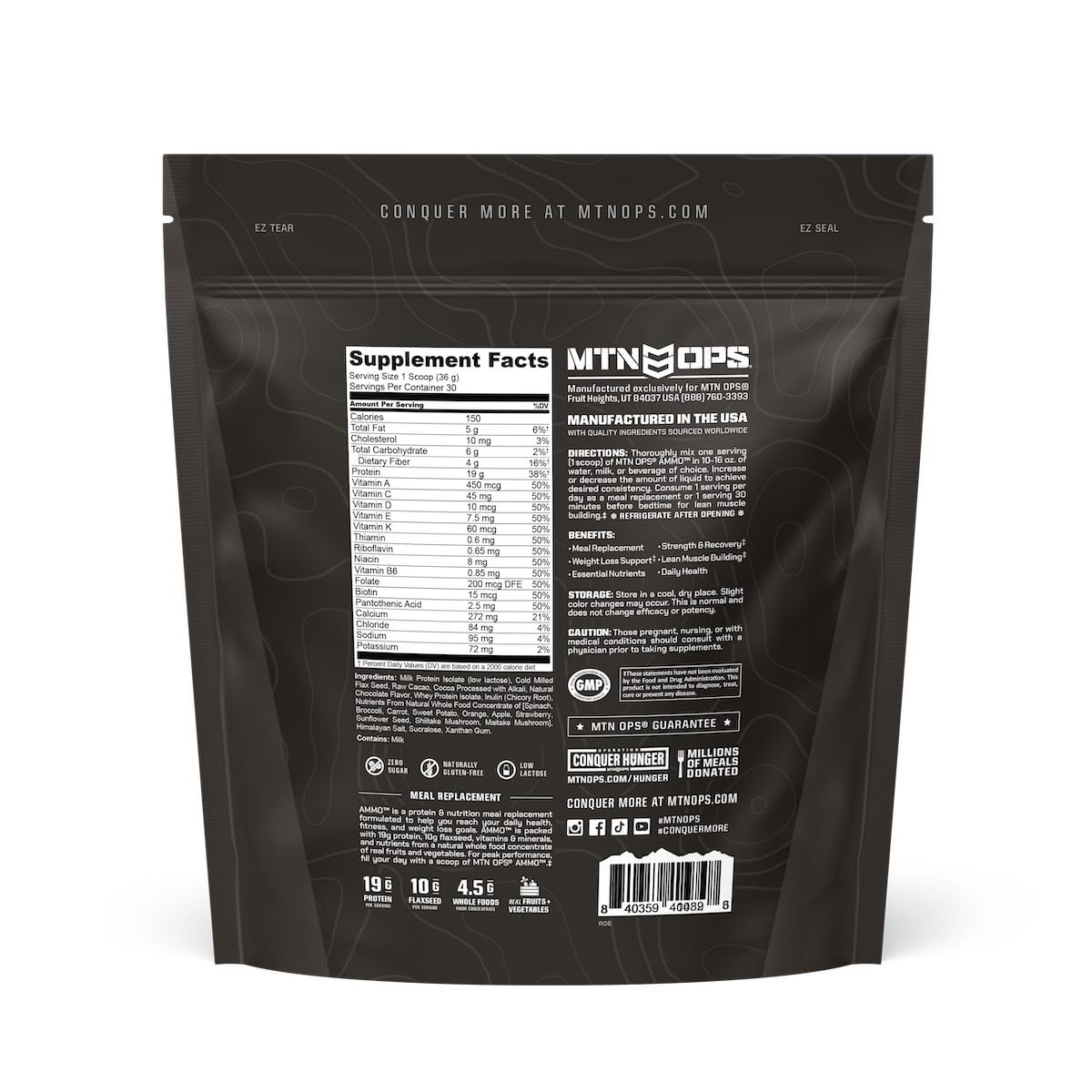 MTN OPS estilo de vida: desayuno nutritivo para personas activas