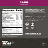 MTN OPS polvo de BCAA textura fina lista para mezclar y disolverse rápido