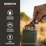MTN OPS bebida en botella deportiva ideal para entrenamientos