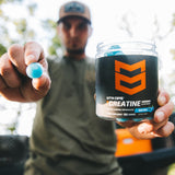MTN OPS gominolas junto a monedas mostrando tamaño y transporte sencillo