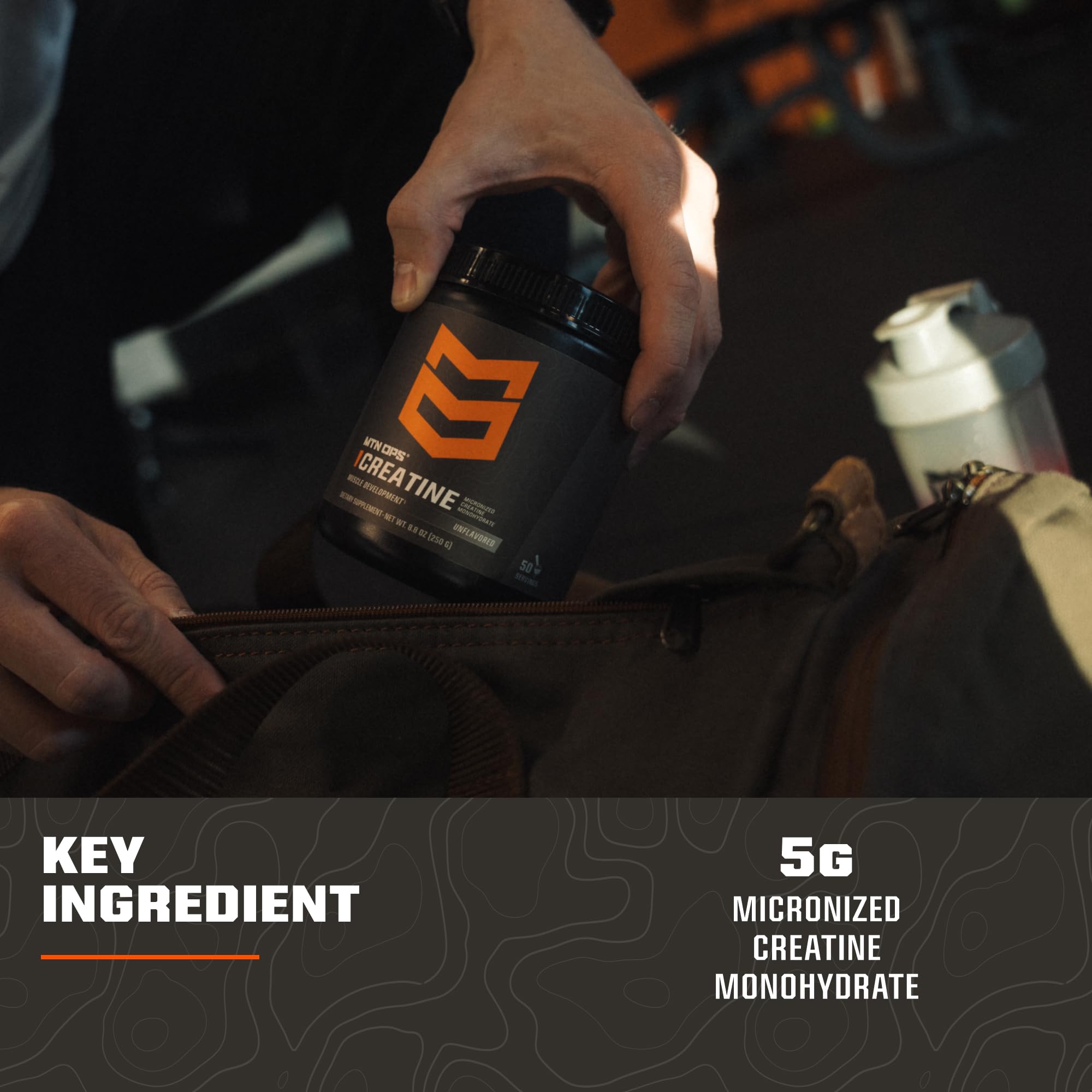 MTN OPS producto junto a regla para comparar tamaño y porciones claras