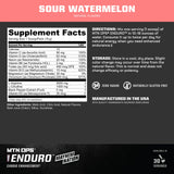 MTN OPS textura del polvo sour watermelon que mezcla fácil y sabe fresco