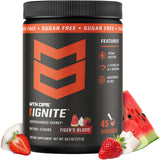 MTN OPS envase frontal Ignite Tiger's Blood mostrando diseño y beneficio energético