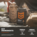 MTN OPS bebida Ignite en vaso lista para tomar y revitalizar