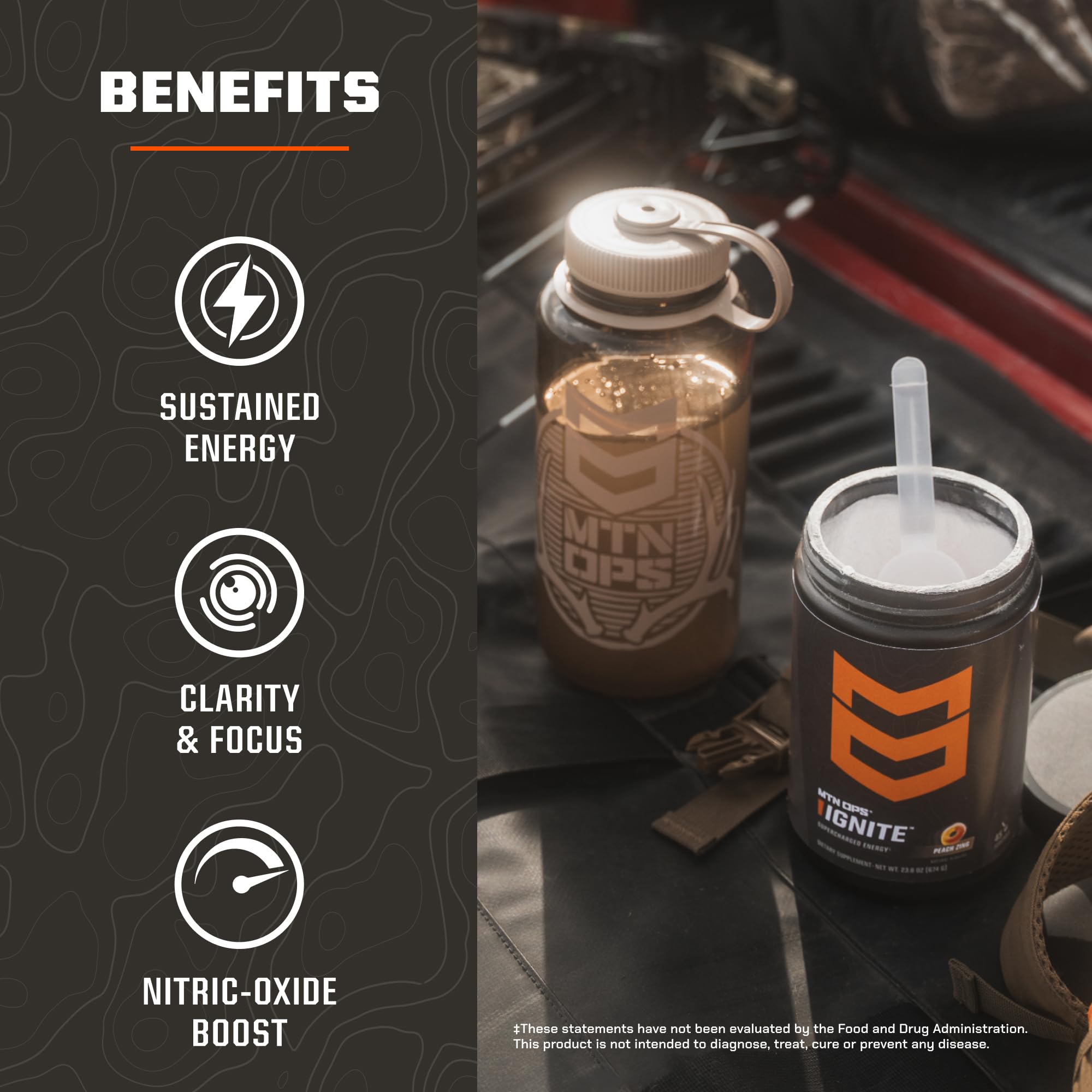 MTN OPS cucharada medidora de Ignite para dosificación precisa