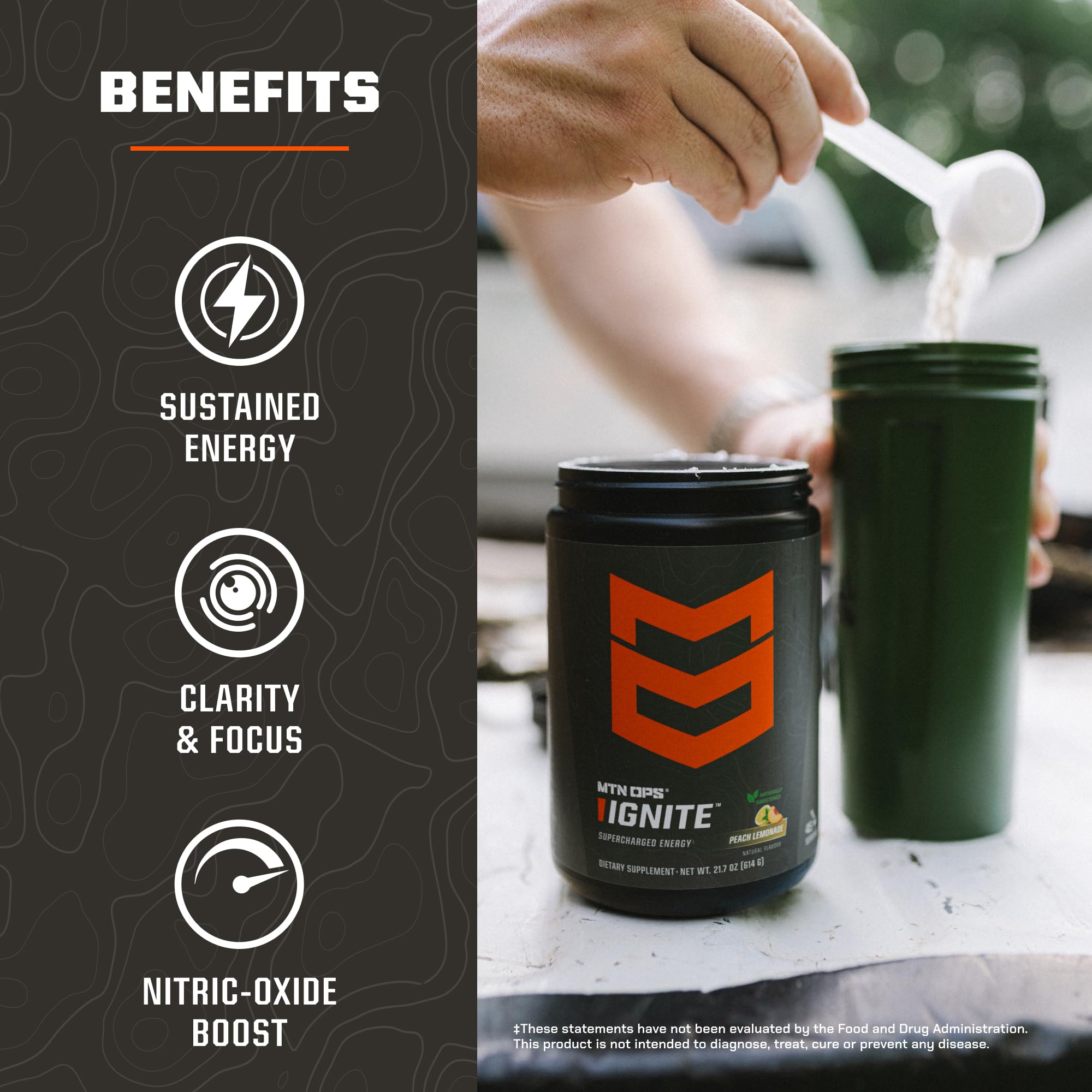 MTN OPS bebida preparada en vaso, refrescante y lista para consumir