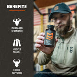 MTN OPS Ox cápsulas en mano mostrando la textura y facilidad de ingestión