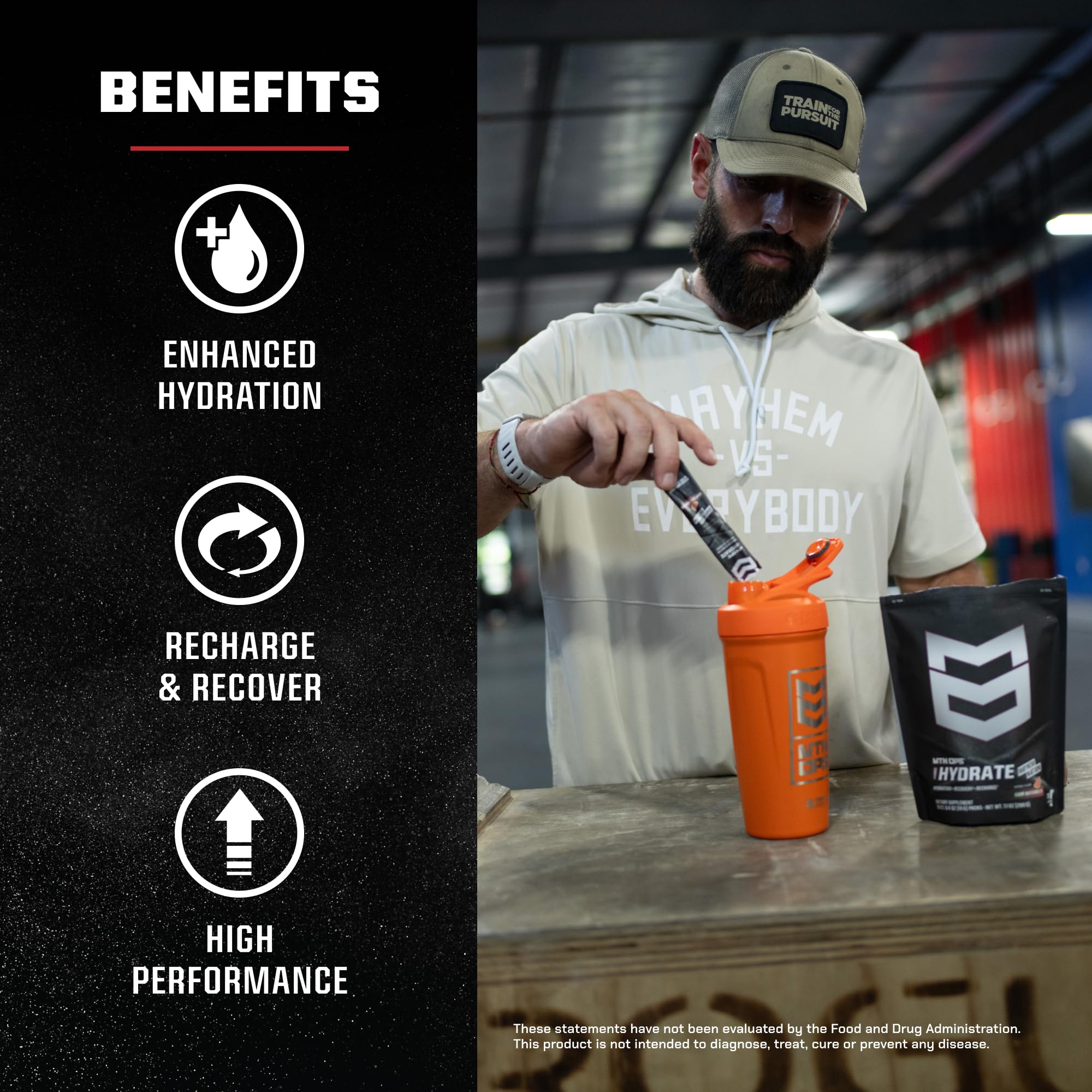 MTN OPS en botella deportiva listo para beber, conveniencia en movimiento