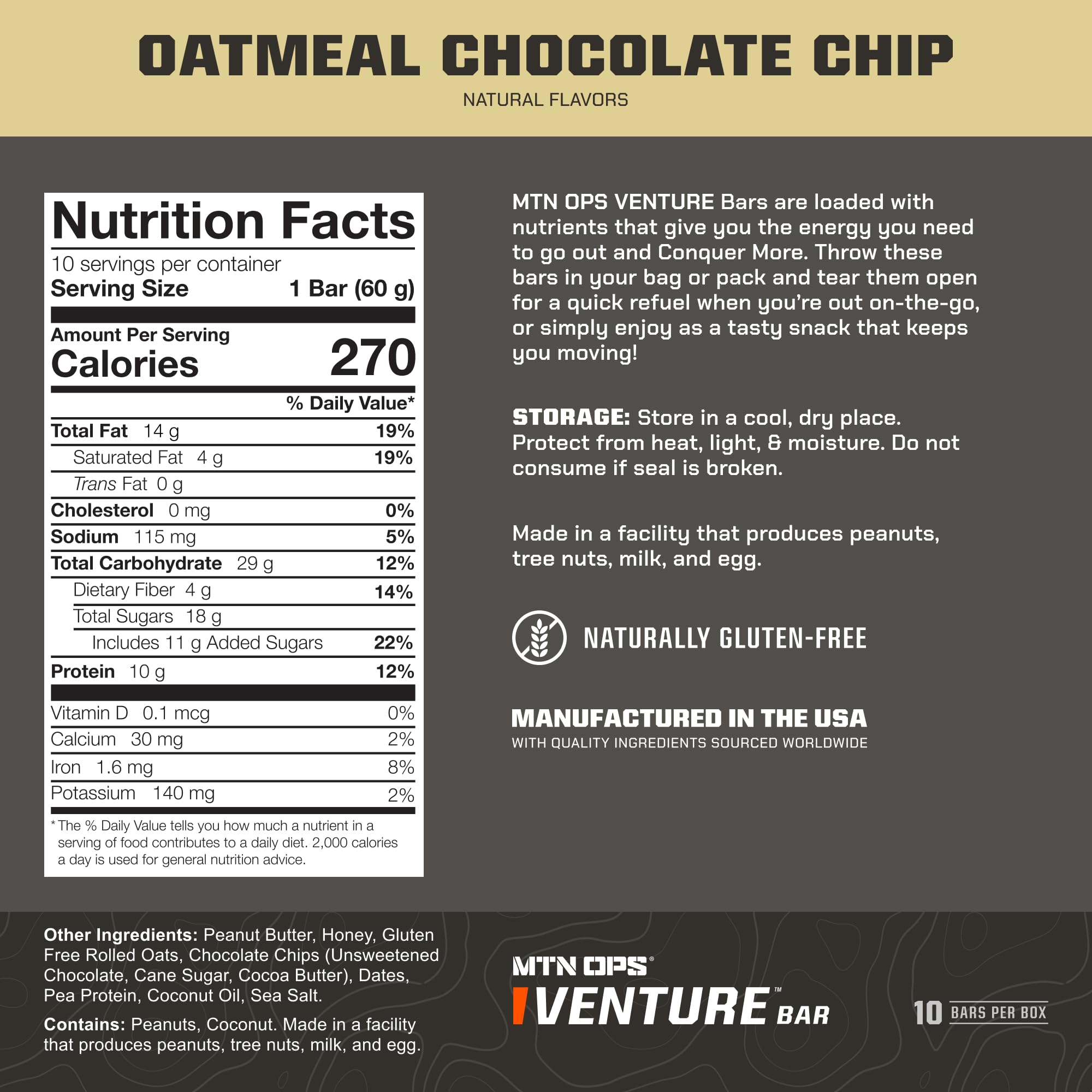 MTN OPS detalle de textura interior con avena y chispas de chocolate