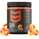 MTN OPS Yeti frontal del envase mostrando etiqueta y beneficio energético