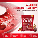 MULIXOR ingredientes clave: cayena, cúrcuma, remolacha y berberina juntos