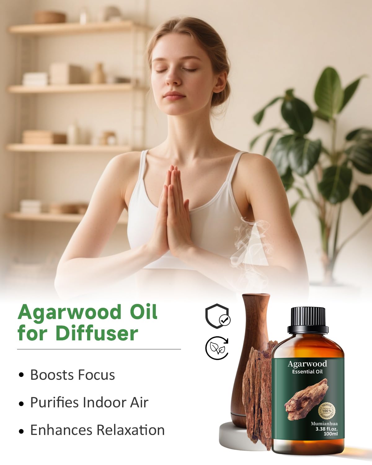 Mumianhua detalle de textura del aceite de oud destacando pureza y riqueza aromática