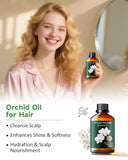 Mumianhua orquídea blanca botella junto a difusor ambiente floral duradero