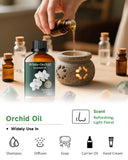 Mumianhua orquídea blanca velas artesanales perfumadas con aroma estable