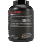 Musashi textura del polvo en primer plano facilita mezcla y disolución