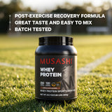 Musashi Whey usado en pancakes proteicos para recetas más nutritivas