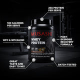 Musashi Whey cucharada medidora para controlar la ración con precisión