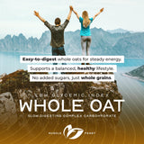 Muscle Feast tazón de avena en polvo con fruta, opción nutritiva sin sabor añadido
