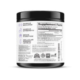 Muscle Feast batido preparado en vaso, sabor natural grape para motivar uso