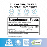 Muscle Feast vaso con Creapure mezclada listo para beber y recuperar energía