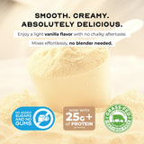 Muscle Feast receta en yogur, proteína vainilla para desayunos nutritivos