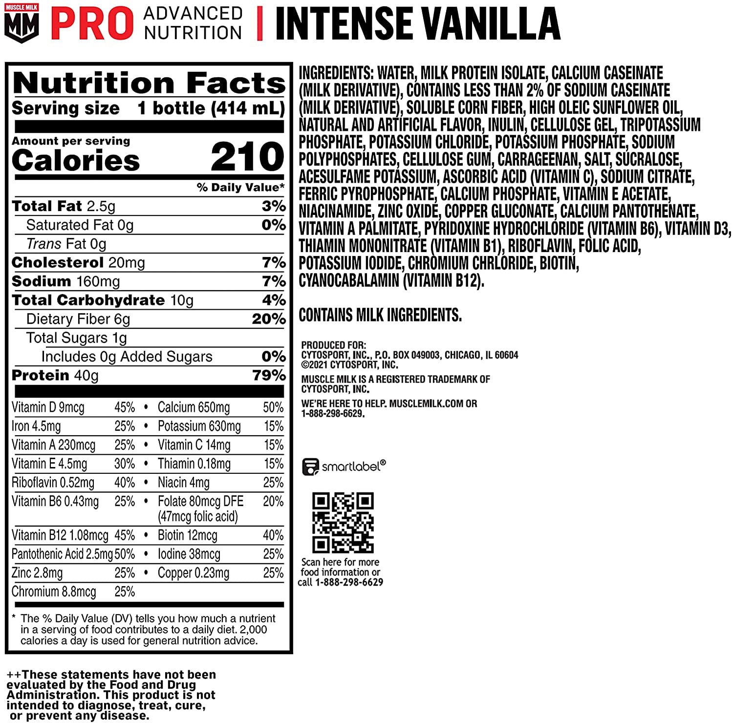 Muscle Milk botella abierta vertiendo, fácil consumo inmediato y práctico