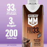 Muscle Milk batido en mano listo para beber tras ejercicio