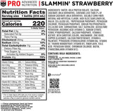 Detalle de textura cremosa de Muscle Milk Pro que demuestra consistencia suave