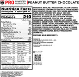 Primer plano de textura del batido Muscle Milk mostrando consistencia cremosa y apetecible