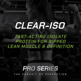 Muscle Pharm envase junto a pesa para comparar tamaño y servicios