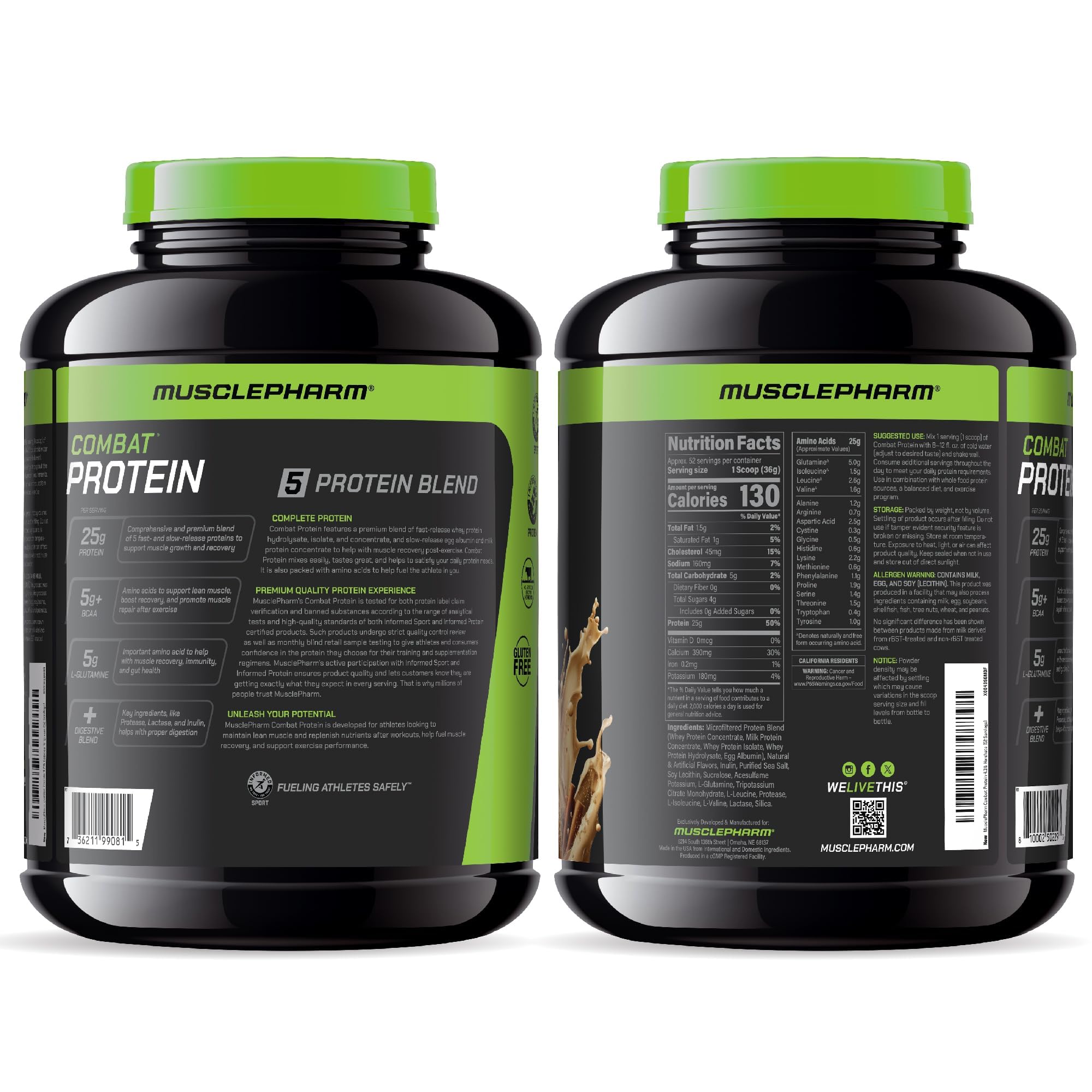 Muscle Pharm aplicación pre y post entrenamiento para recuperación efectiva