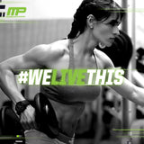 Muscle Pharm etiqueta nutricional ampliada con contenido por ración visible