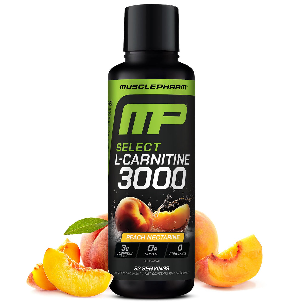 Muscle Pharm vista frontal del envase mostrando presentacion y sabor