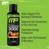 Muscle Pharm cucharada medidora con la porcion lista para mezclar