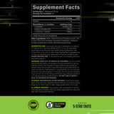 Muscle Pharm primer plano del liquido para apreciar textura y claridad