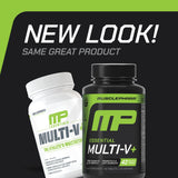 Muscle Pharm primer plano de tabletas que muestra textura y dosificación clara
