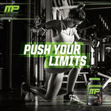 Muscle Pharm uso post-entreno en gimnasio, apoyo eficiente a la recuperación