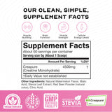 Muscle Feast cucharada con 4,500 mg de Creapure por servicio medido con precisión