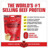 MuscleMeds Carnivor batido preparado en vaso after-workout para recuperación efectiva