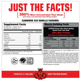 MuscleMeds polvo textura fina que facilita mezcla rápida y disolución