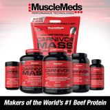 MuscleMeds Carnivor polvo añadido a receta para aumentar proteína