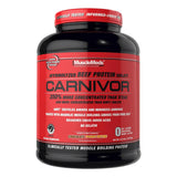 MuscleMeds CARNIVOR envase frontal mostrando etiqueta y beneficio proteína alta