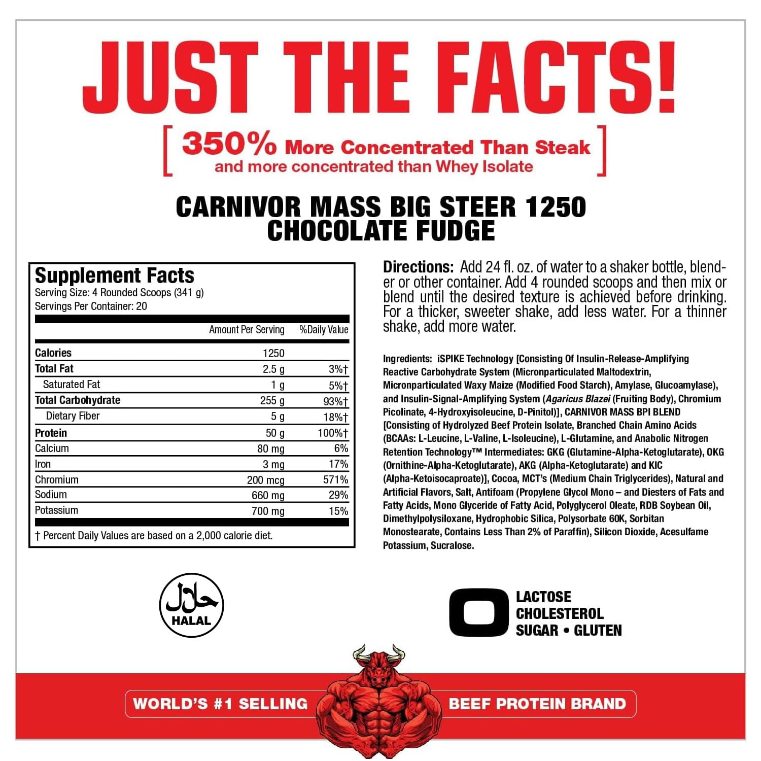 MuscleMeds textura del polvo Chocolate cerca, mezcla fácil y cremosa